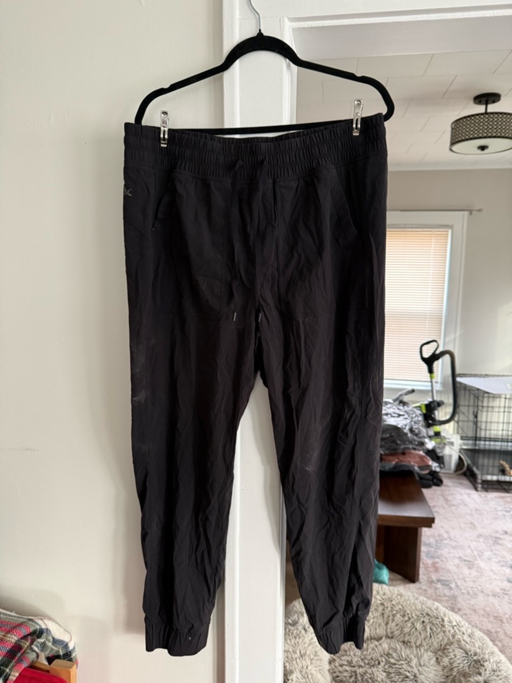 Eddie Bauer Black Women's Jogger Pants with Elastic Waist